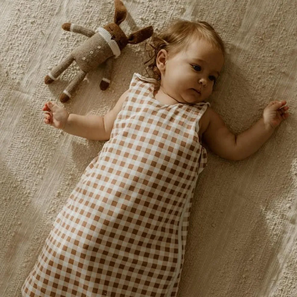 Gigoteuse réversible 4 saisons vichy 0-6 mois