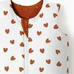 Gigoteuse réversible 4 saisons terra-coeurs (6-18 mois)