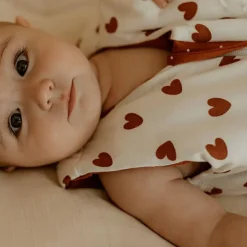 Gigoteuse réversible 4 saisons terra-coeurs 0-6 mois