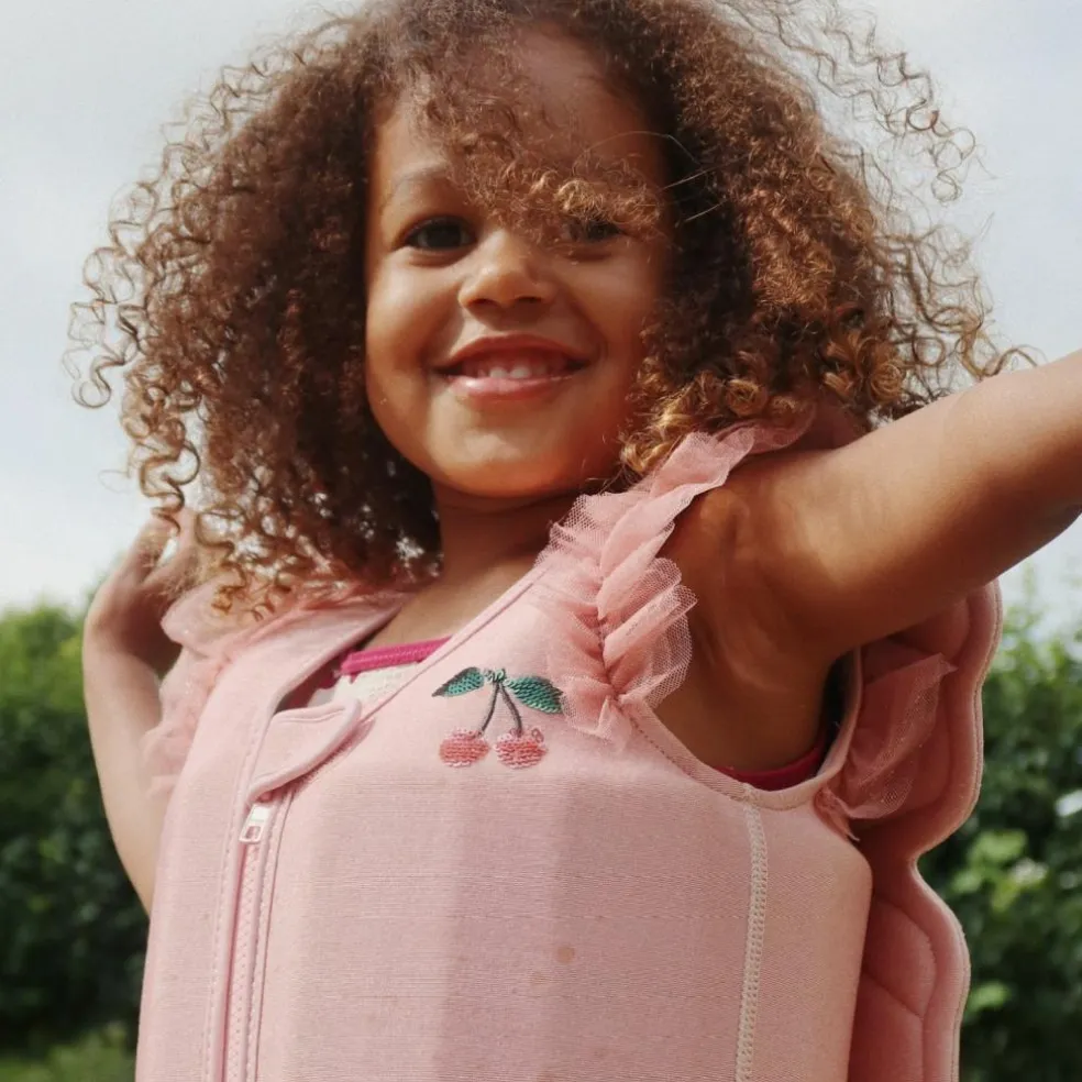 Gilet de natation Piper rose poudré (2-3 ans)