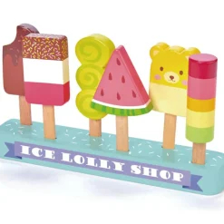 Glaces factices en bois Boutique sucette glacée