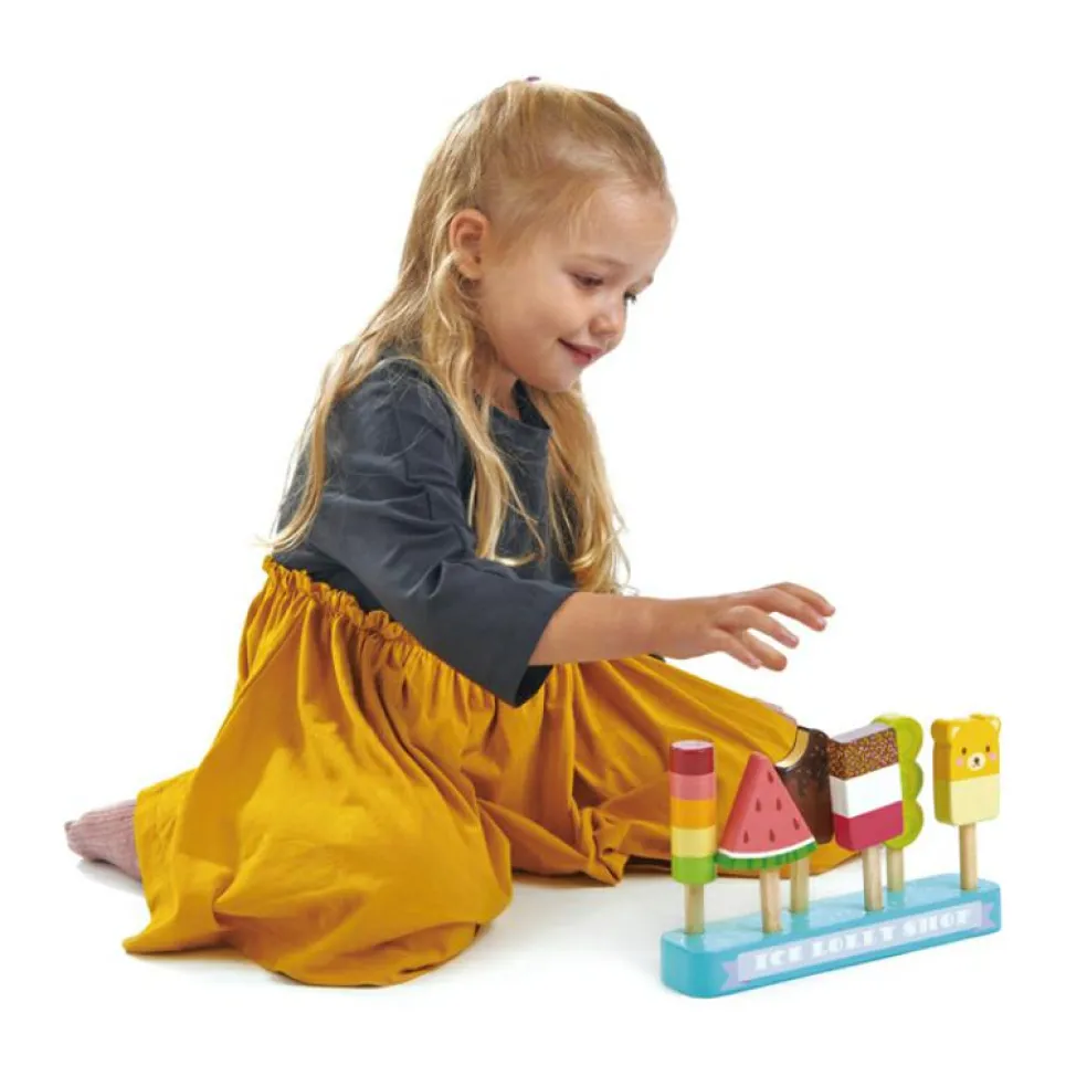 Glaces factices en bois Boutique sucette glacée