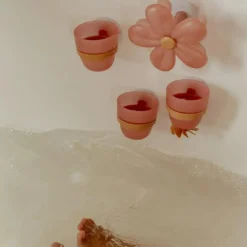Gobelets de bain Fleur