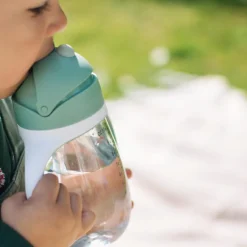 Gourde à paille vert sauge (300 ml)