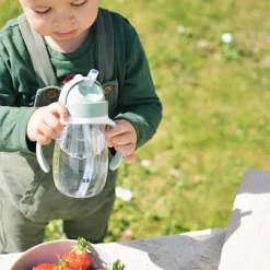 Gourde à paille vert sauge (300 ml)