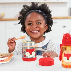 Gourde à paille Zoo renard (350 ml)