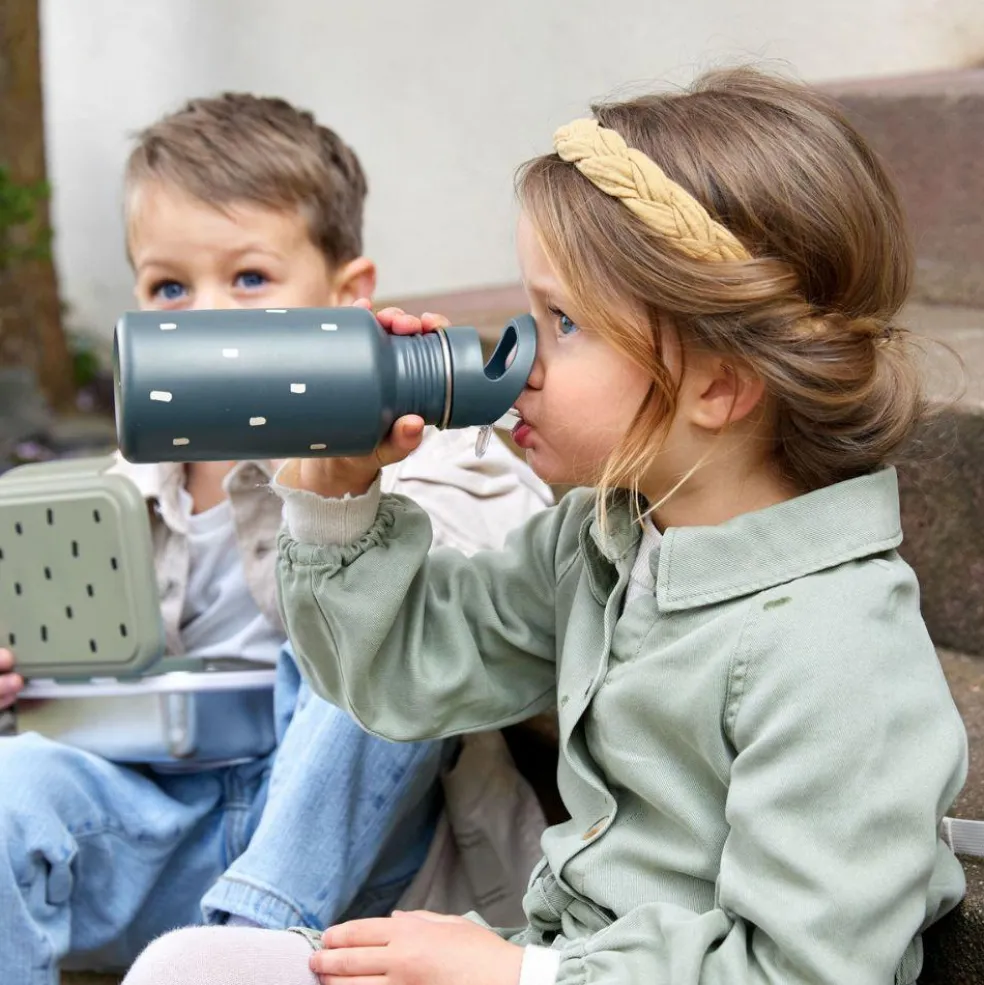 Gourde en inox Happy Prints midnight blue