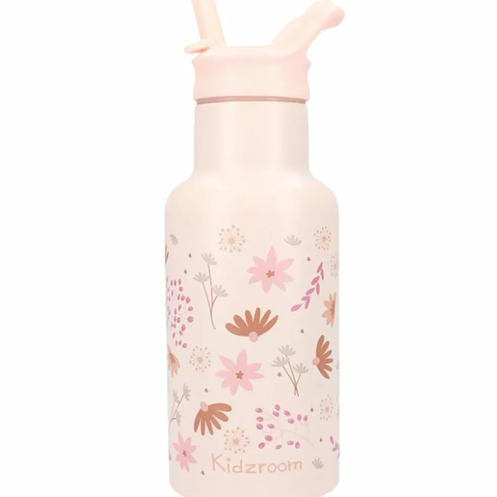 Gourde Fleurs rose (350 ml)