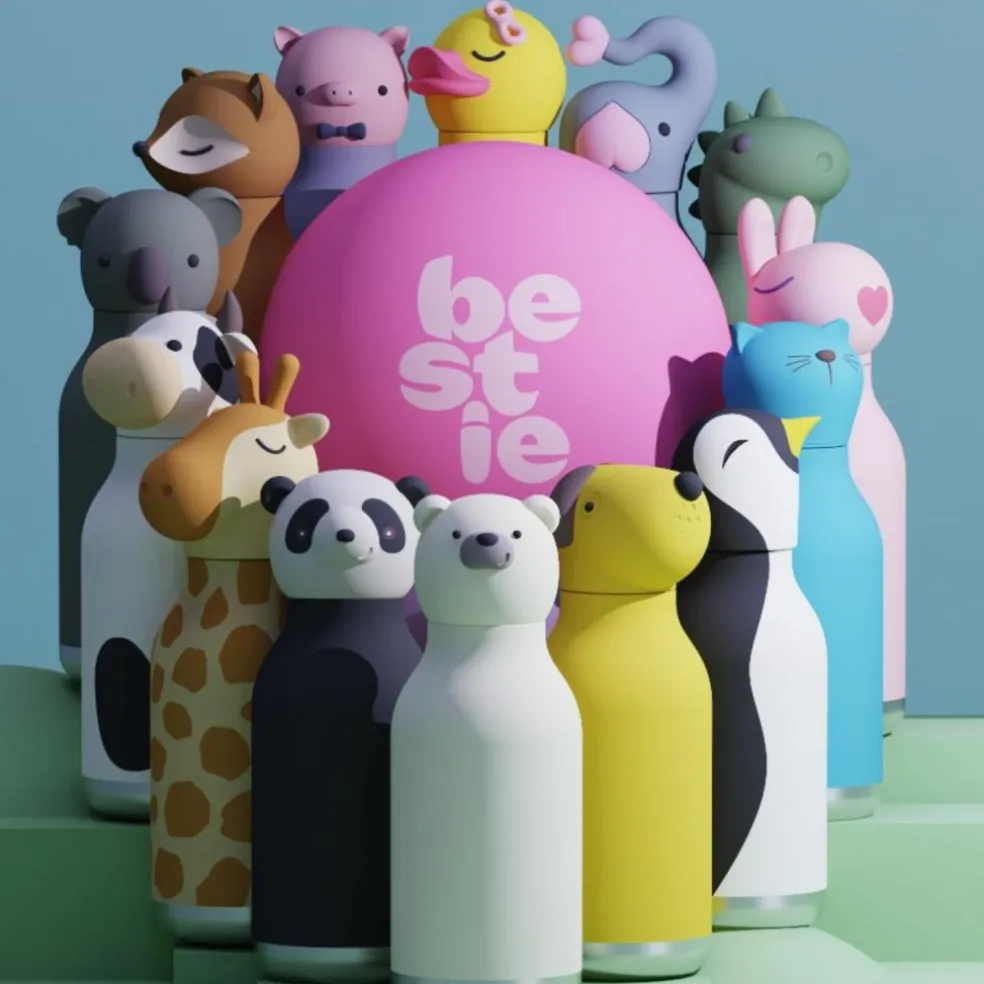 Gourde isotherme Bestie Licorne (460 ml)