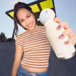 Gourde isotherme Bestie Mouton Blanc (460 ml)