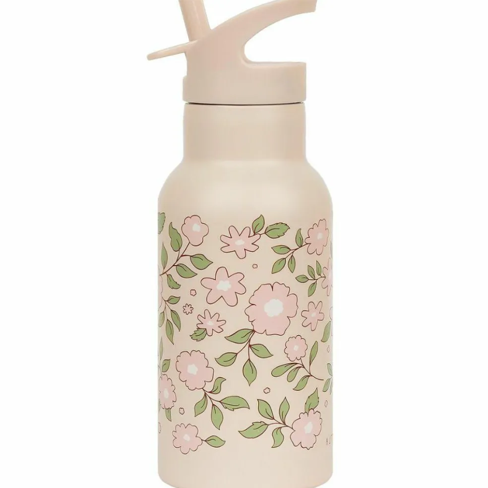 Gourde isotherme Fleurs roses (350 ml)