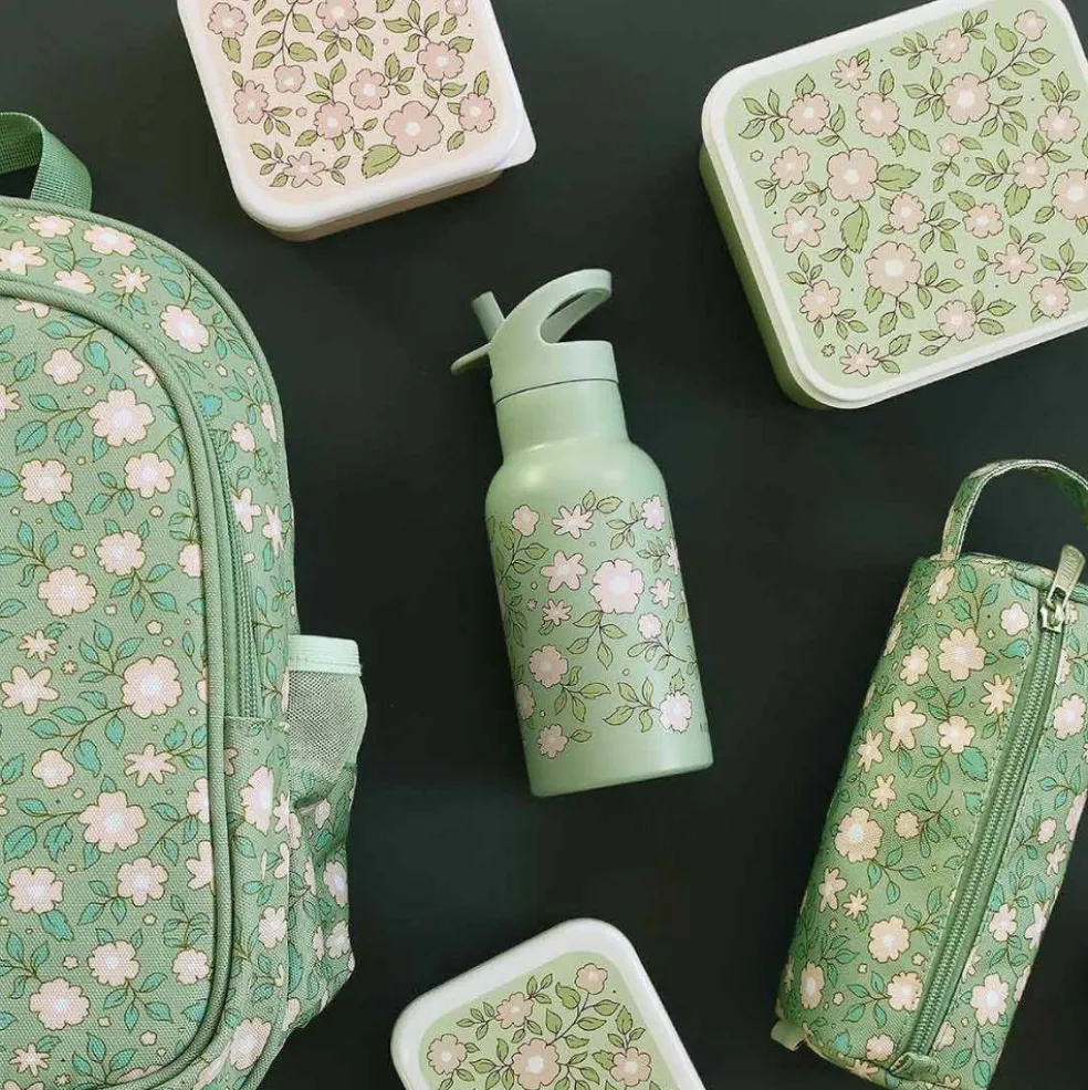 Gourde isotherme Fleurs sauge (350 ml)