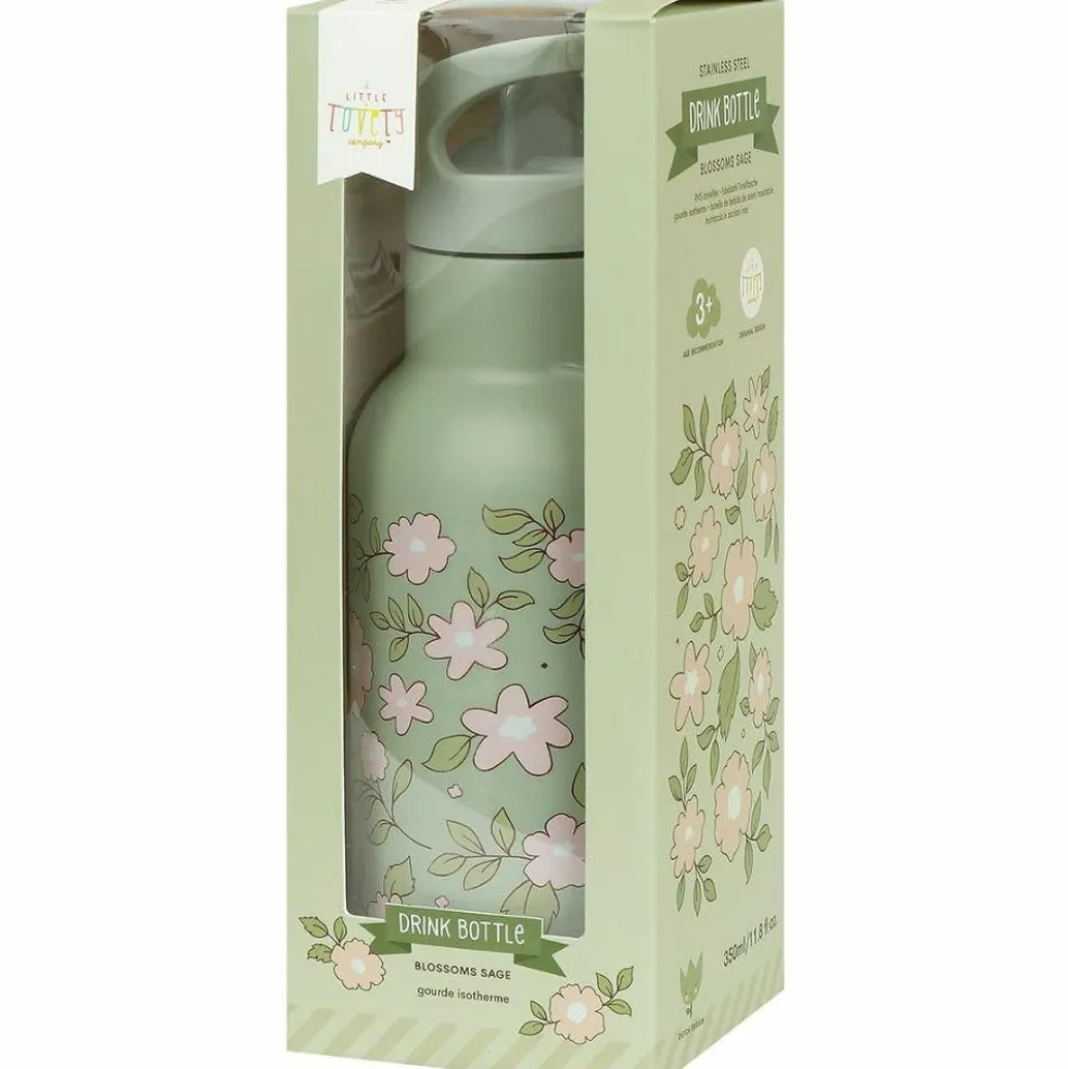 Gourde isotherme Fleurs sauge (350 ml)