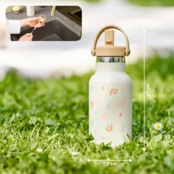 Gourde isotherme Little Explorer Ivoire (350 ml)