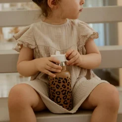 Gourde isotherme Léopard Marron (350 ml)