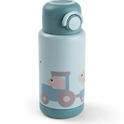 Gourde isotherme Tiny farm Bleu (340 ml)