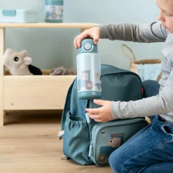 Gourde isotherme Tiny farm Bleu (340 ml)