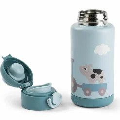 Gourde isotherme Tiny farm Bleu (340 ml)