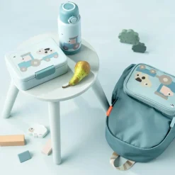 Gourde isotherme Tiny farm Bleu (340 ml)