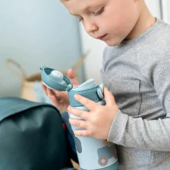 Gourde isotherme Tiny farm Bleu (340 ml)