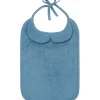 Grand bavoir bambou et gaze de coton Pierre Bleue