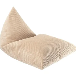 Grand pouf Brown Sugar velours côtelé