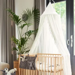 Grande flèche de lit blanche (pour ciel de lit 245 cm)