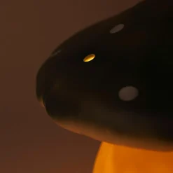 Grande lampe veilleuse champignon Bleu Sacrelle