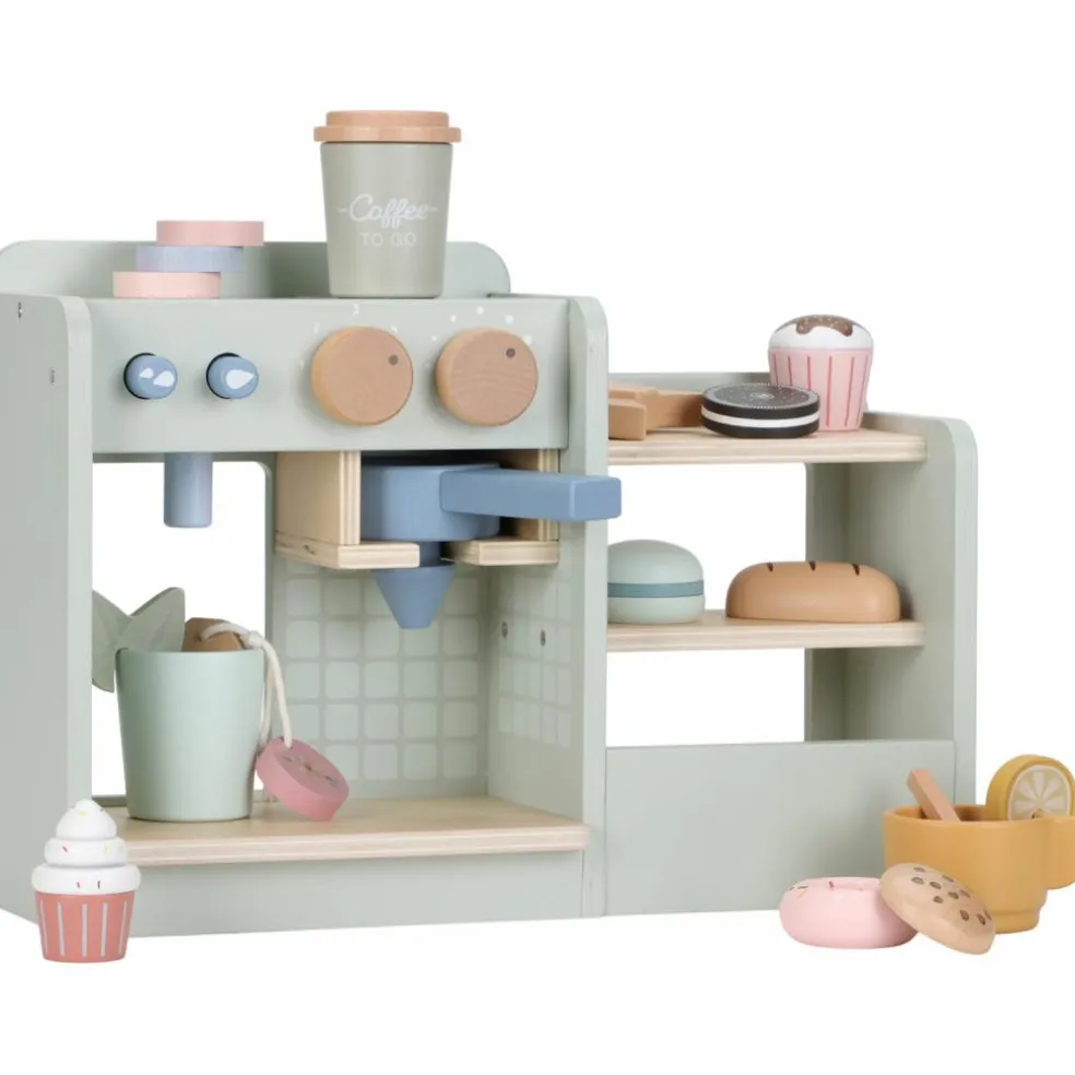 Grande machine à café en bois FSC