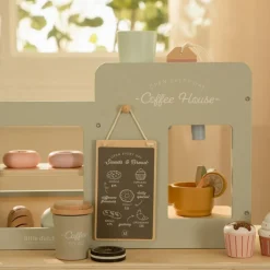 Grande machine à café en bois FSC