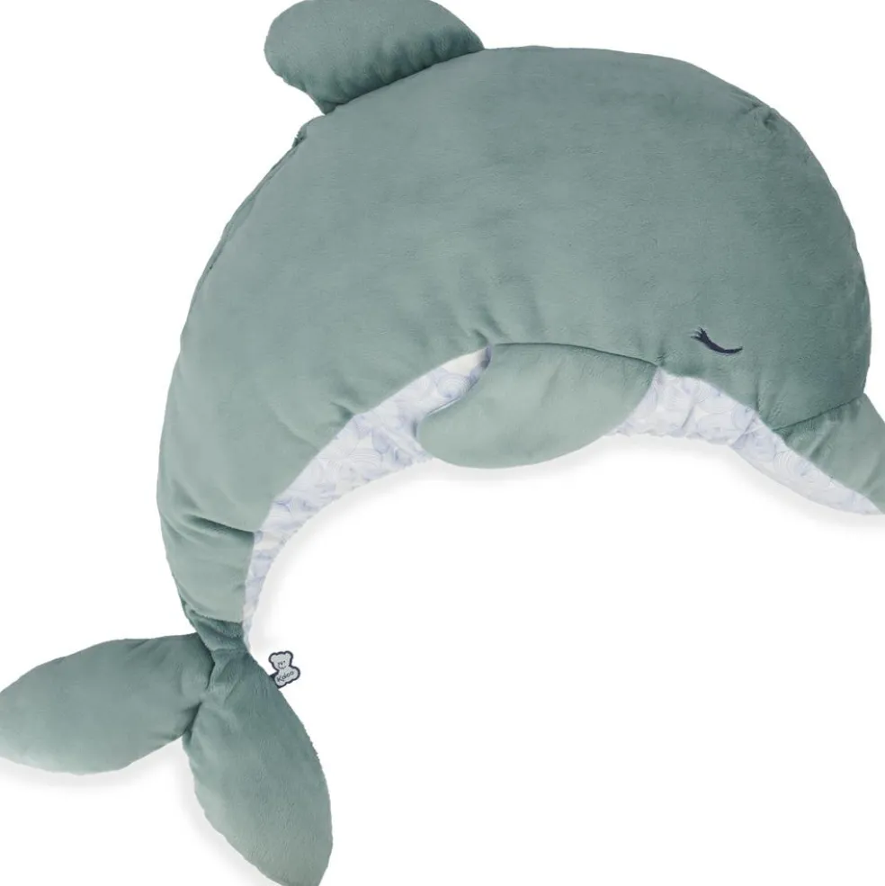 Grande peluche apaisante évolutive Dauphin (60 cm)