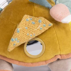 Grande peluche d'activités tortue Trois petits lapins