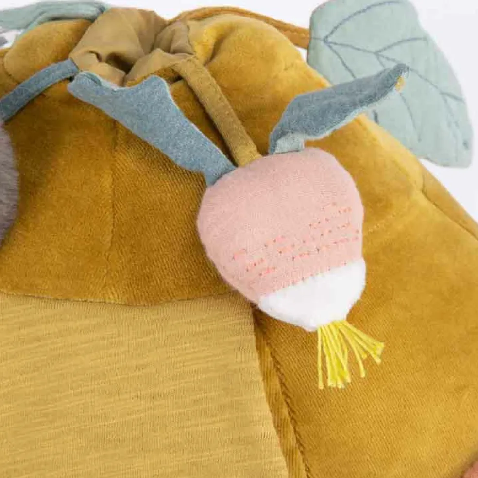 Grande peluche d'activités tortue Trois petits lapins