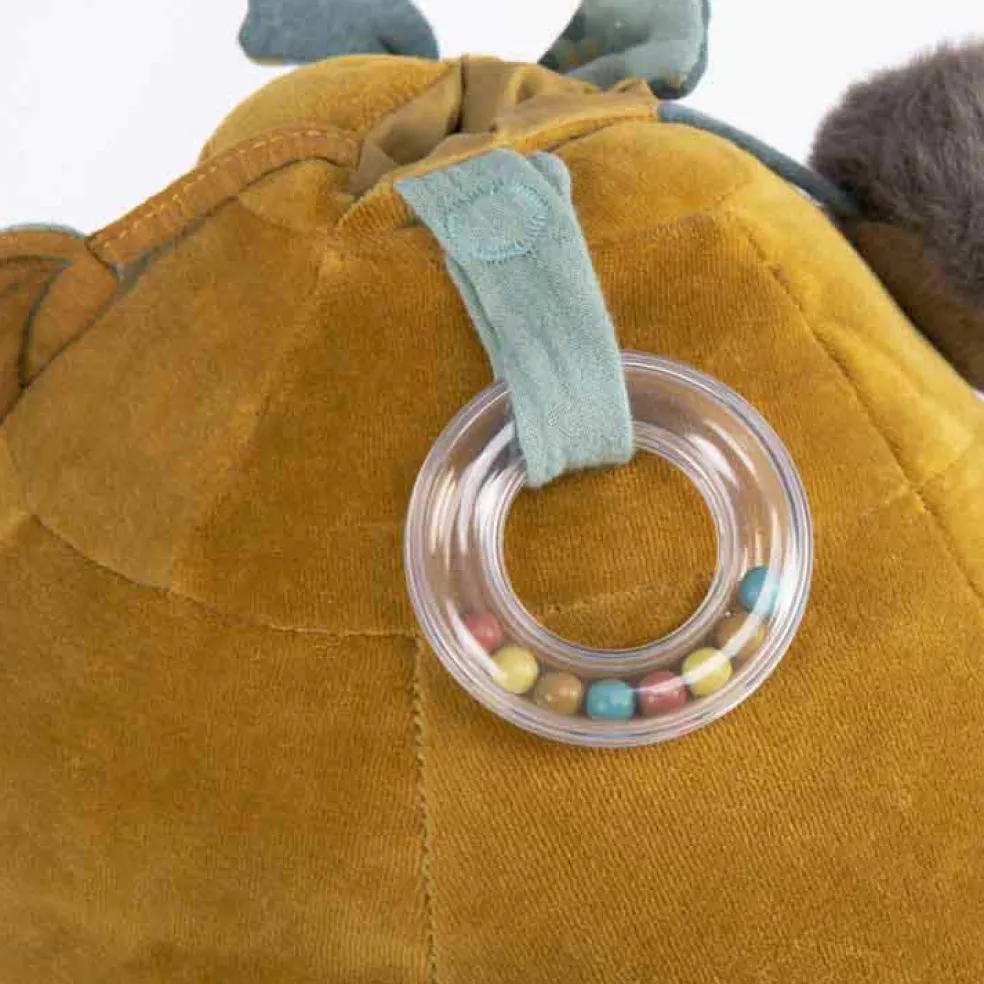 Grande peluche d'activités tortue Trois petits lapins