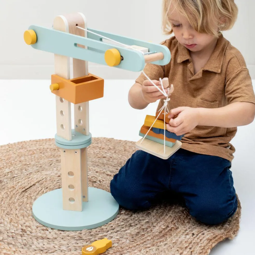 Grue de construction en bois All animals