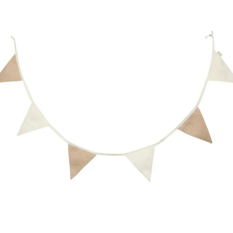 Guirlande de fanions Party Collection Biscuit (200 cm)