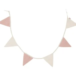 Guirlande de fanions Rose-Ivory (200 cm)