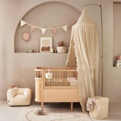 Guirlande de fanions Rose-Ivory (200 cm)