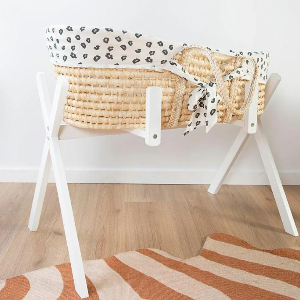 Habillage couffin Moïse Jersey léopard