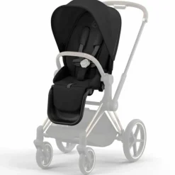 Habillage de Siège pour poussette Priam 4 et Epriam 2 - Sepia Black