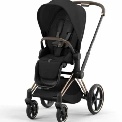 Habillage de Siège pour poussette Priam 4 et Epriam 2 - Sepia Black