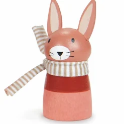 Hirondelle et son ami lapin en bois