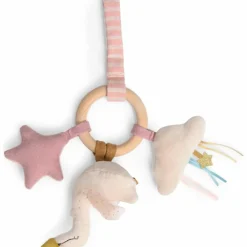 Hochet anneau bois cygne La petite école de danse