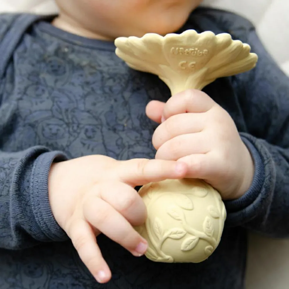 Hochet de dentition Marguerite Daisy jaune