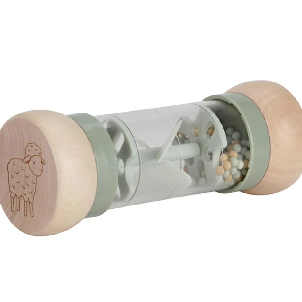 Hochet de pluie en bois Little Farm