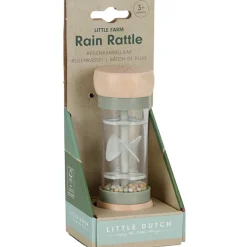 Hochet de pluie en bois Little Farm