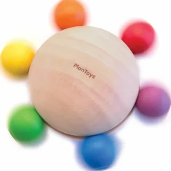 Hochet en bois à perles