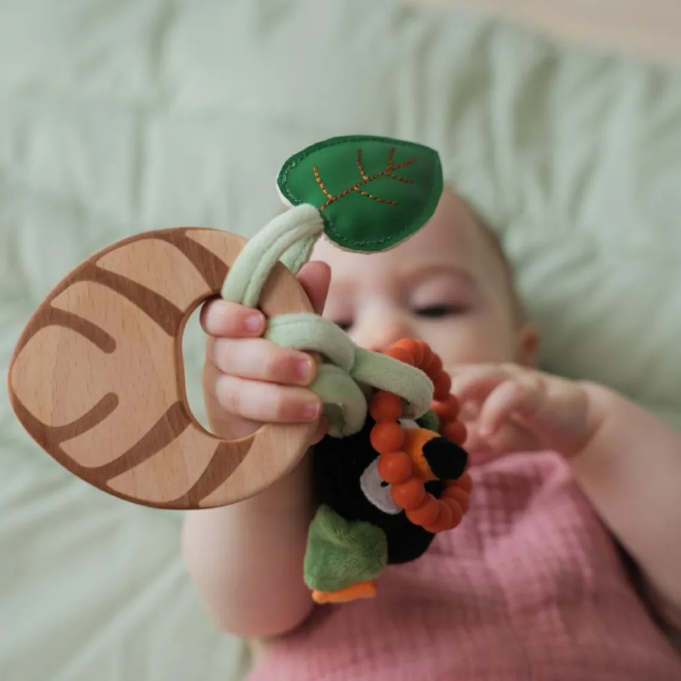 Hochet en bois Jungle