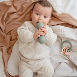 Hochet en silicone Cambridge blue