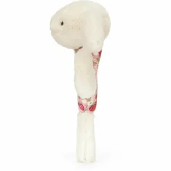 Hochet Lapin en fleurs Crème (18 cm)